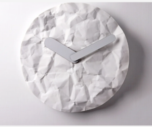 Durable Paper Clock